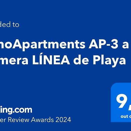 Ap-3 Ximoapartments A Primera Linea Playa & Chimenea 奥利瓦 外观 照片