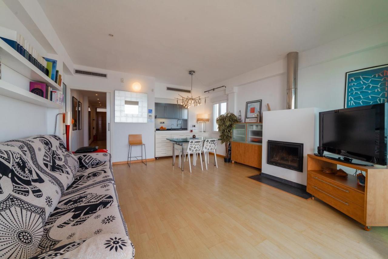 Ap-3 Ximoapartments A Primera Linea Playa & Chimenea 奥利瓦 外观 照片